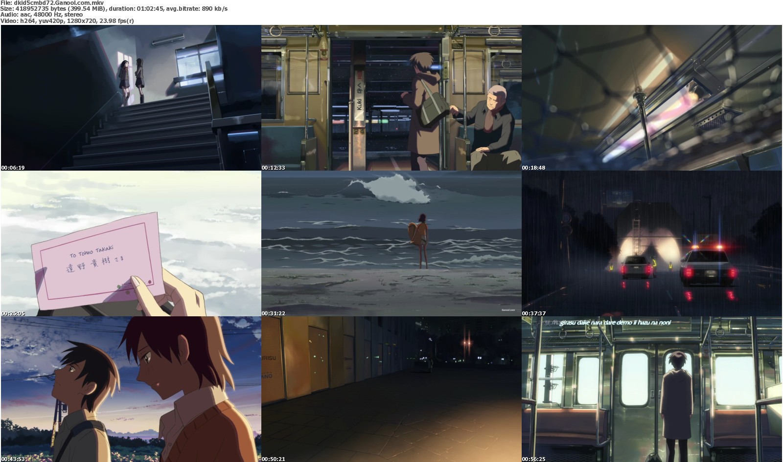 Download Anime 5 Centimeters Per Second 720p